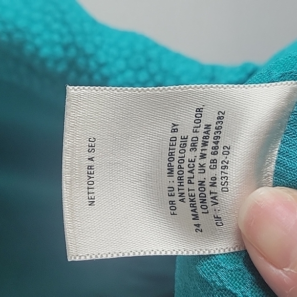 Maeve-Anthropologie Mulligan Shift Teal-Size Small - Picture 8 of 17